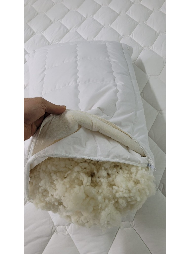 KAPİTONE DOĞAL BONCUK YÜN YASTIK