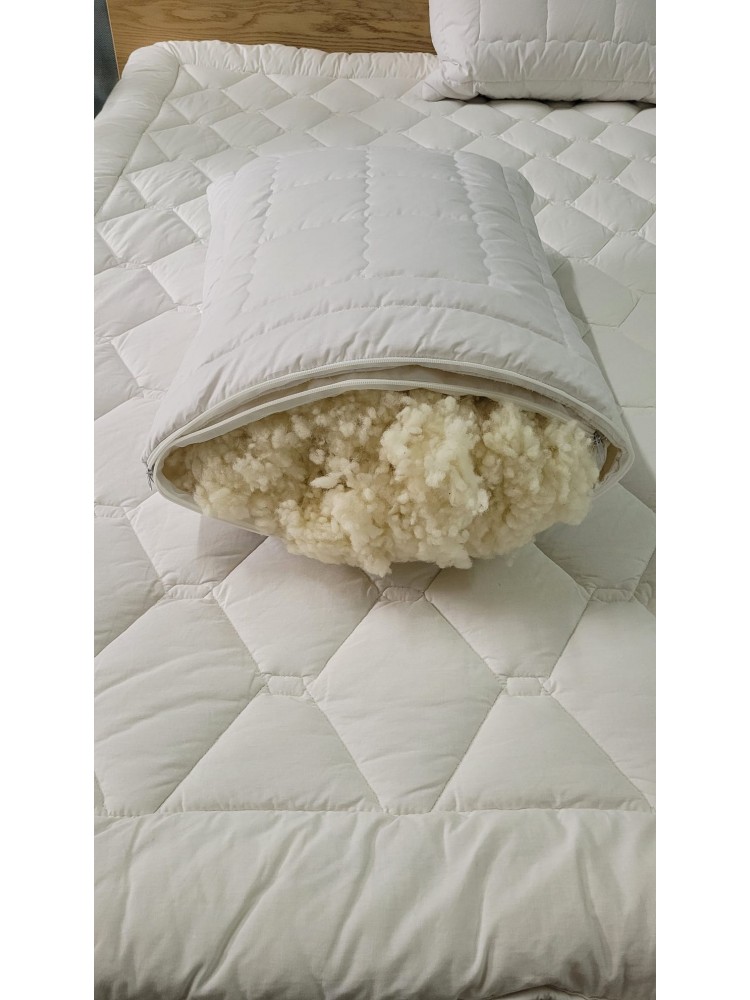 KAPİTONE DOĞAL BONCUK YÜN YASTIK