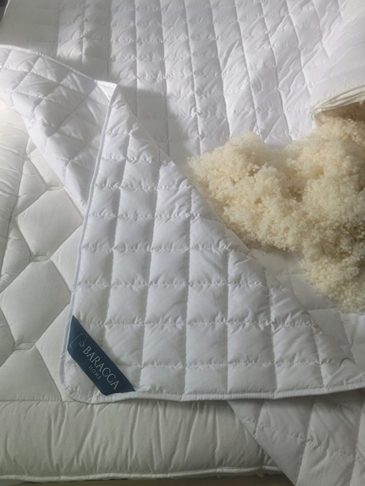 Çift Kişilik %100 Pamuk Kumaşlı Kuzu Yünü Pike – Doğal ve Nefes Alabilen Yazlık Pike